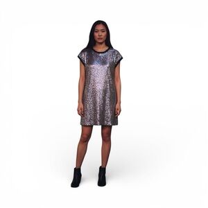 Jean Paul Gaultier Junior Gaultier Silver Sequin Shift Mini Dress